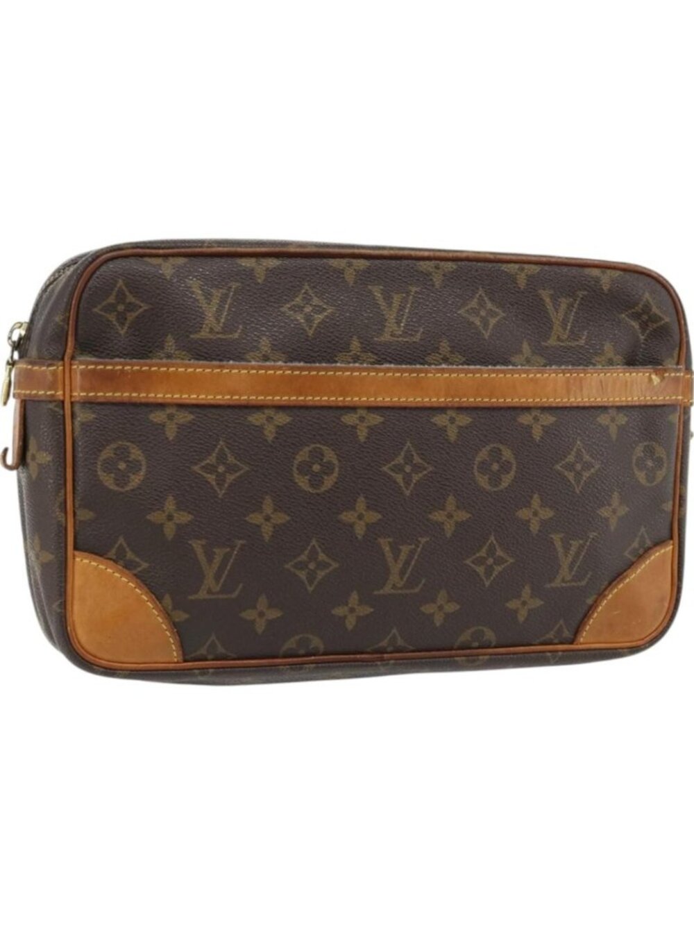 LOUIS VUITTON Monogram Compiegne 28 Clutch Bag M51845